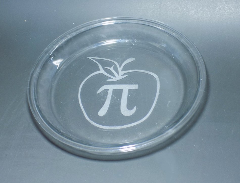Apple Pie Dish - Apple Pie Pan - Apple Pie Plate - Pi Day Pie Dish - Classic Apple Pie Dish - Custom Bakeware...