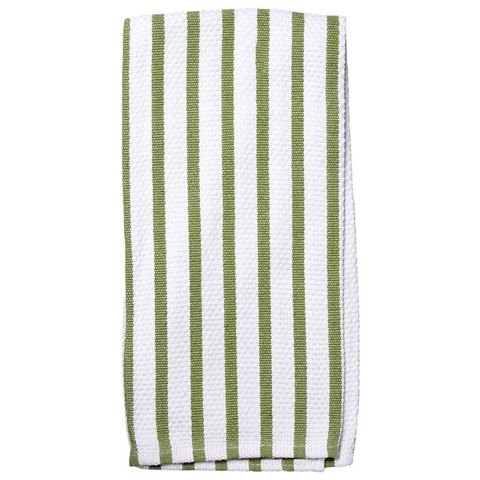 HIC 20- by 30-inch Khaki Stripe Casserole Kitchen Towel N7