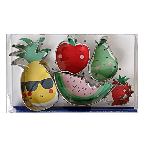 Meri Meri Fruit Cookie Cutters, Metal, Set of 5