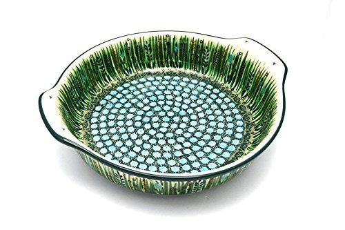 Polish Pottery Baker - Round with Grips - Large - Unikat Signature U803