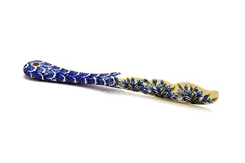 Polish Pottery Spreader - Blue Bells
