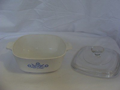 Vintage Corning Ware Cornflower Blue 1 1/2 QT Casserole Dish (A-1 1/1-B) with Lid N2