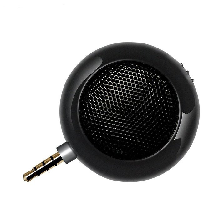 Alloet New Rechargeable X2 Upright Type 3.5mm General MINI Mobile Phone Small Speakers (Black)