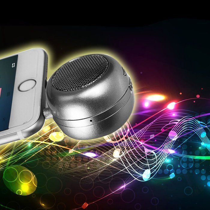 Alloet New Rechargeable X2 Upright Type 3.5mm General MINI Mobile Phone Small Speakers (Black) N11