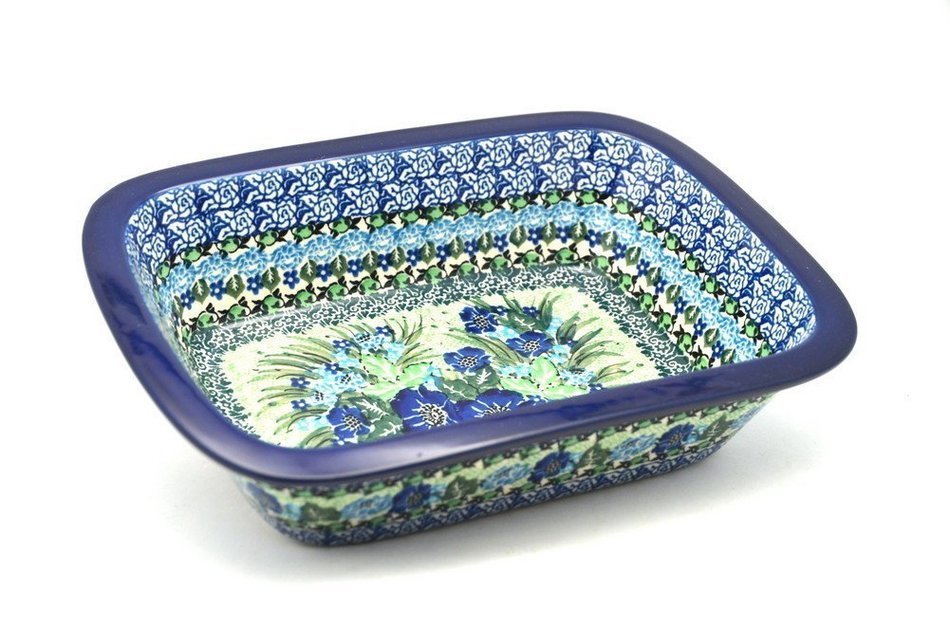 Polish Pottery Baker - Rectangular with Grip Lip - Unikat Signature U4629