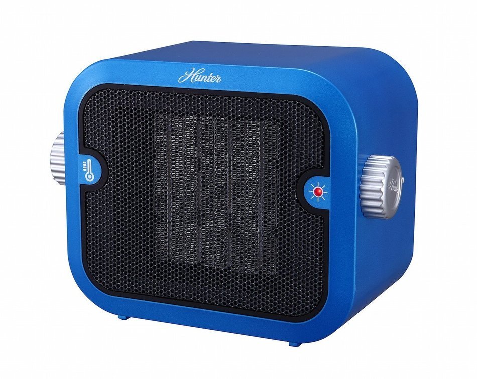 Hunter PC-003BU Retro Ceramic Space Heater (Blue) N2