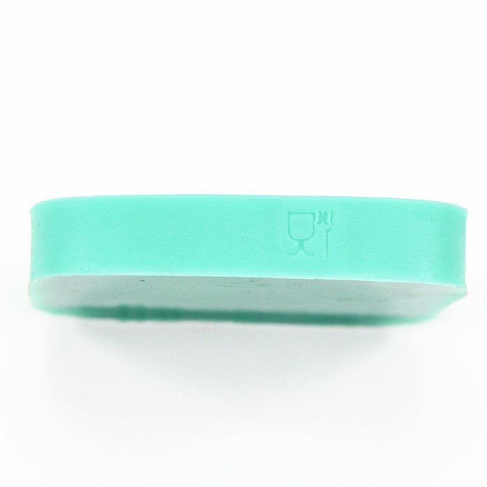 TANGCHU Fondant and Gum Paste Soft Silicone Cake Mold Cosmetic Make up Mix 2.5*2.32*0.43inch Green N5