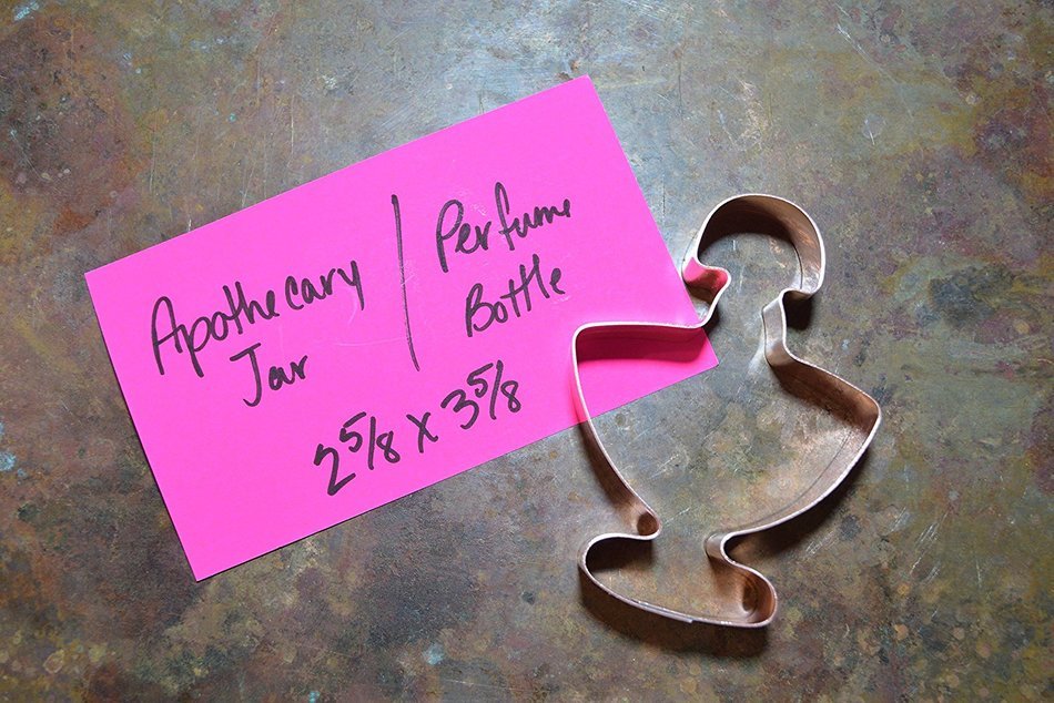 Magic Love Potion Apothecary Jar / Perfume Bottle Cookie Cutter N2
