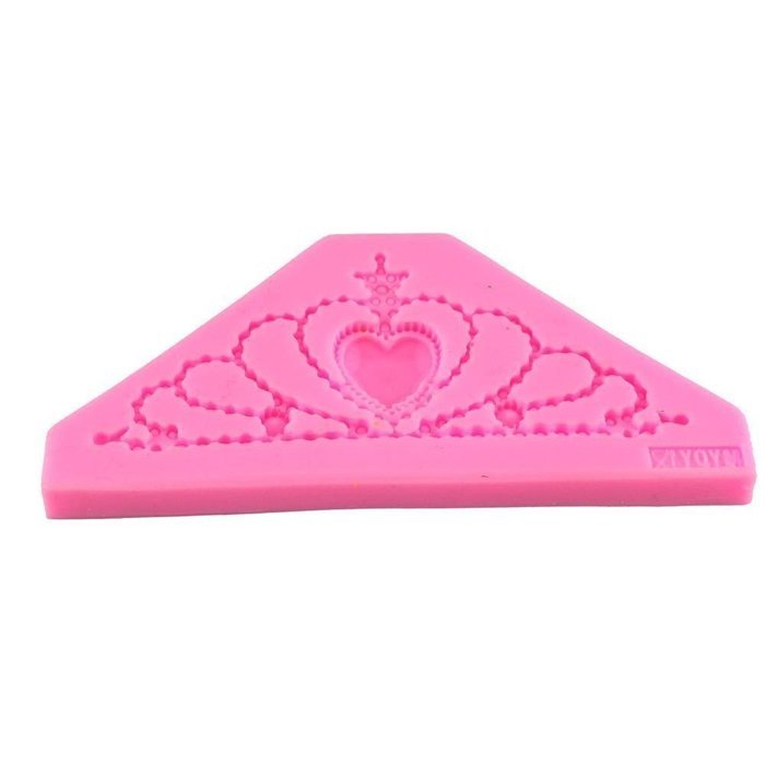 Lariy 1PC Silicone Crown Trays Chocolate Mold Cake Fondant Decorating Tools DIY