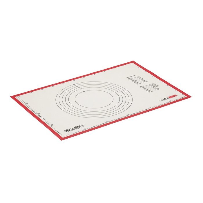 Cake Boss Countertop Accessories 23-1/2-Inch x 15-3/4-Inch Silicone Baking Prep Mat, White
