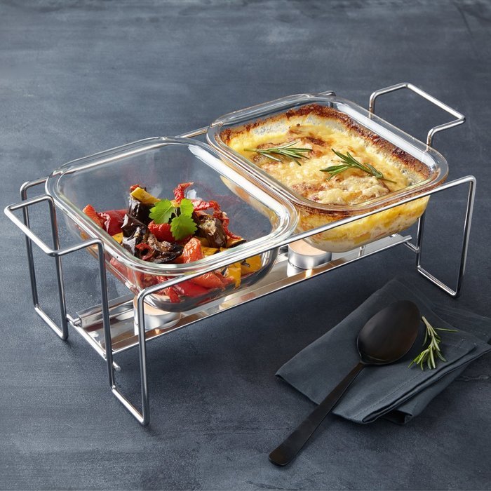 Leonardo Gusto Foodwarmer Glass Baking Dish