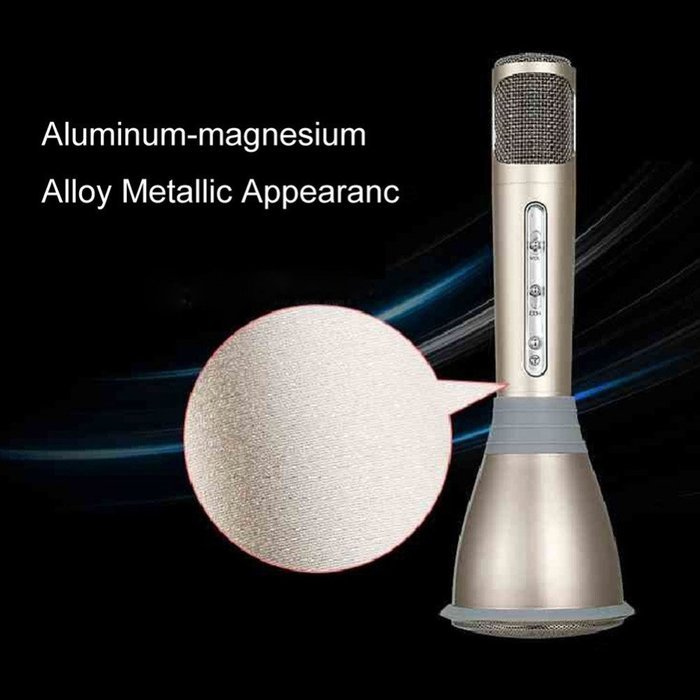 Wireless Microphone Mini Karaoke Player Portable Bluetooth Speaker