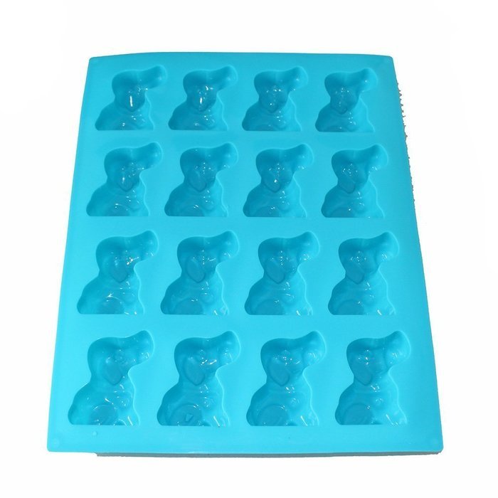 Allforhome(TM) 16 Dog Silicone Chocolate Candy Mold Cake Pan Handmade Soap Mold Resin Clay Biscuit Ice Cube Tray... N2