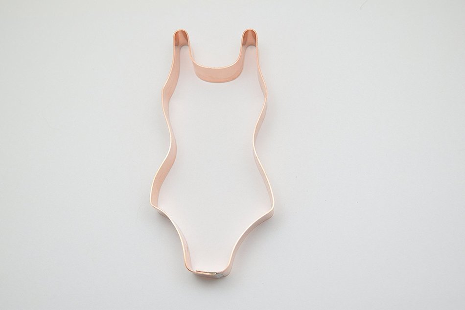 1 Piece Bathing Suit Cookie Cutter N4