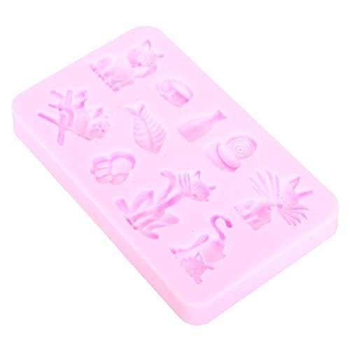 "Silicone Cats Shape Cake Fondant Mold Decoration Tool" shopping N2