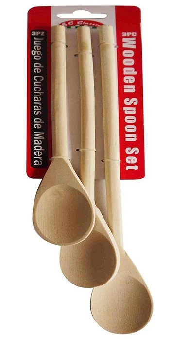 Benecasa 3-Piece Wood Spoon Set