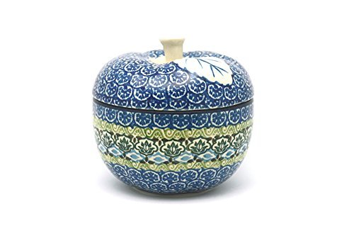 Polish Pottery Apple Baker - Large - Tranquility