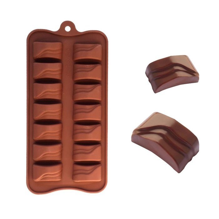 Terraced Rectangle Shape Chocolate Silicone Mold Baking Cake Decoration