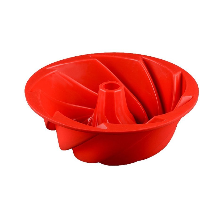 Longzang Large Whirlwind Hollow Silicone Mold for Cake Baking N2