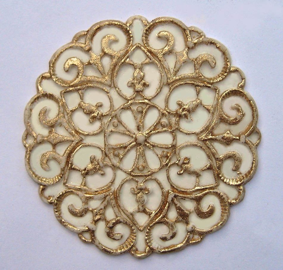 Filigree Medallion Silicone Mold