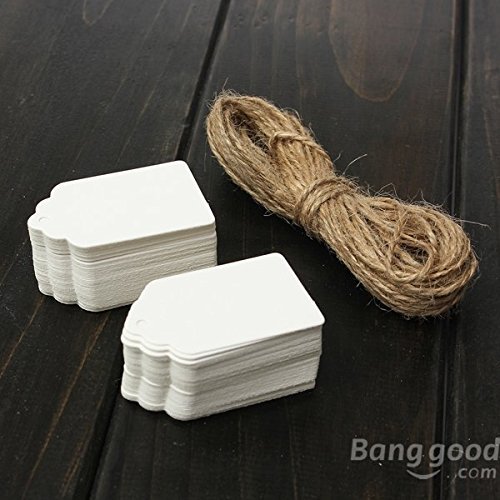 Saver 100pcs Scallop Kraft Paper Label Party Wedding Gift Name Cards Tags Hand Draw Name Card N3