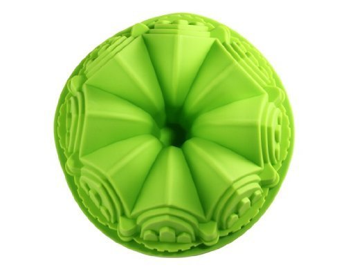 VARANY Crown Shaped Silicone Cake Mold (Green) N2