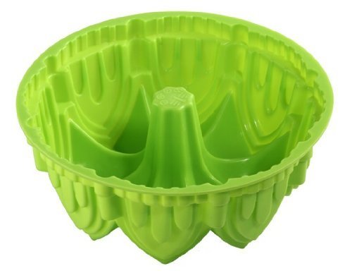 VARANY Crown Shaped Silicone Cake Mold (Green) N3