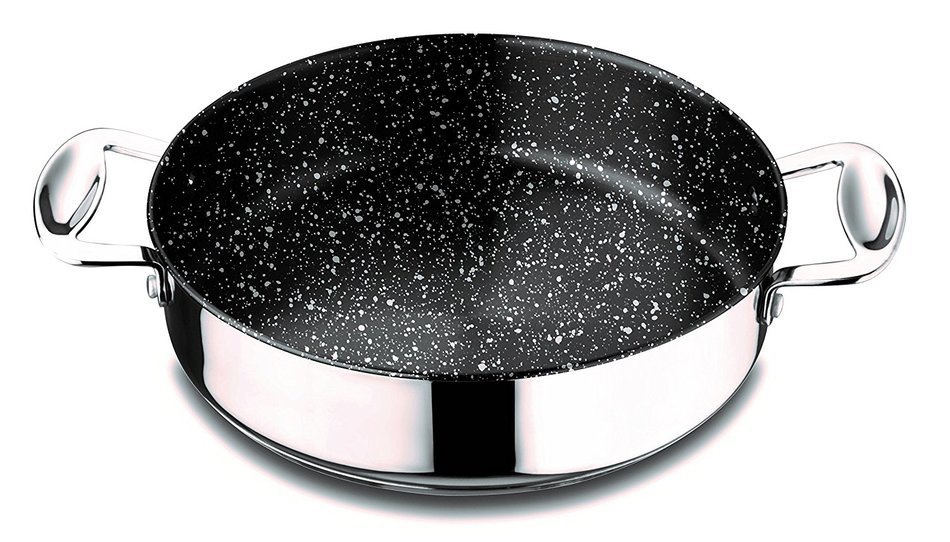 Mepra 302162 1 Piece Glamour Stone Ovale Casserole, Stainless Steel N2