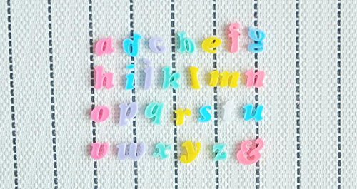 WilsonBaking Love Collection - Small Alphabet Mold Decorations Silicone Mold Silicone Fondant Lace Molds Serie... N2