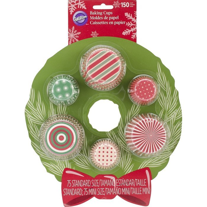 Wilton 415-2684 150 Count Christmas Multipack Baking Cups