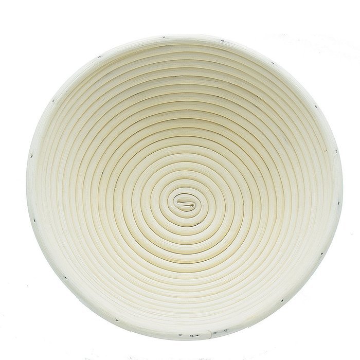 8.5" Round Rattan Bread Proofing Basket- Bonus Basket Liner - Fits 1.5 - 2 lbs of dough for round loaves - Awesome... N6