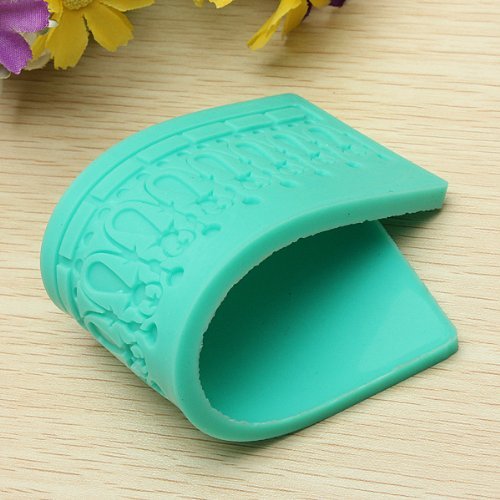 Lace Macaron Silicone Mold Fondant cake Baking Mat Sugercraft N2