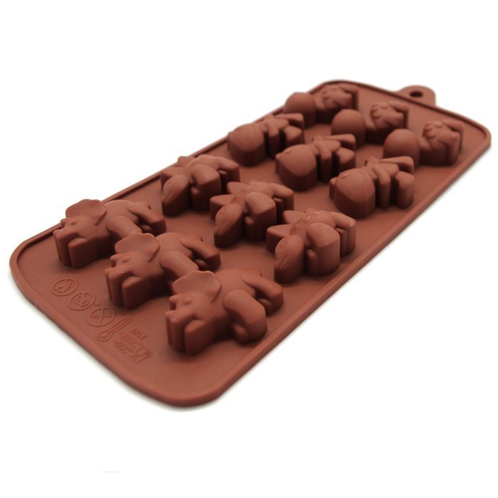 Snowman Mold,Chocolate Mold Silicone Cake Mold Chocolate Fondant Tools Decoration Bakeware Cupcake Baking Molds... N2