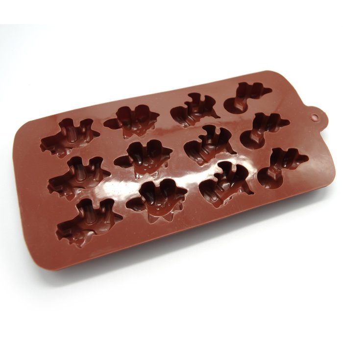 Snowman Mold,Chocolate Mold Silicone Cake Mold Chocolate Fondant Tools Decoration Bakeware Cupcake Baking Molds... N4