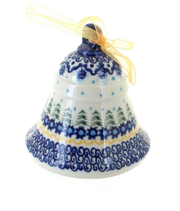 Polish Pottery North Pole Large Bell