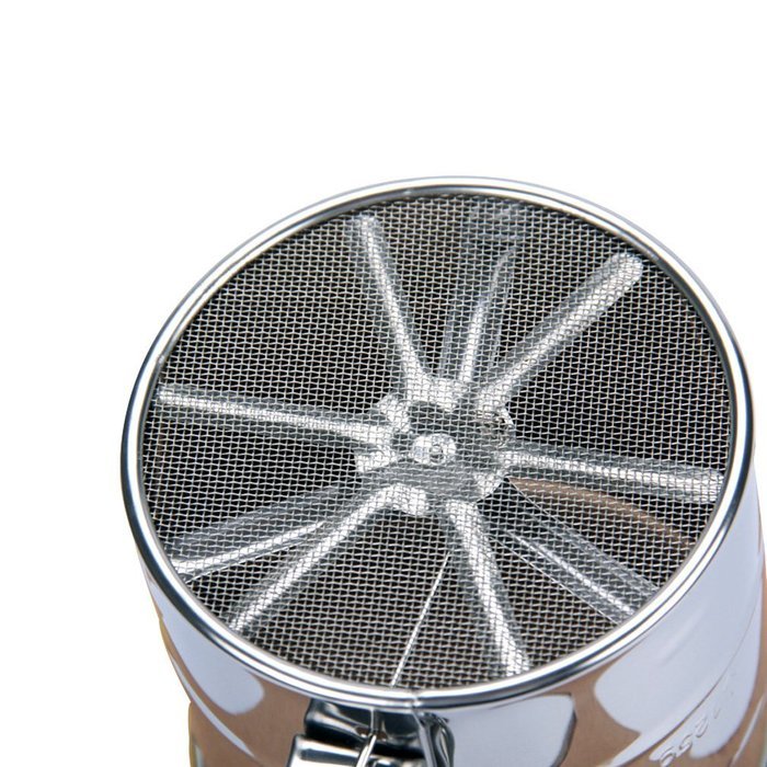Aprince Handheld Cup Flour Sieve Stainless Steel Flour Sieve Bakeware Tool (M) N4
