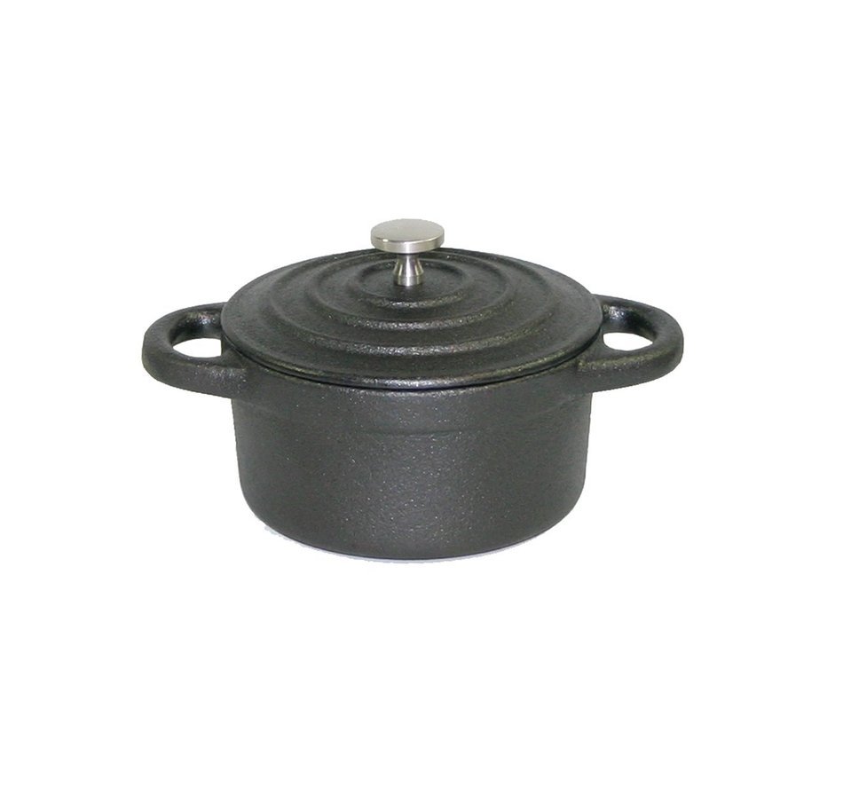 Paderno World Cuisine 0 27 Quart Round Cast Iron Casserole Black Free paderno-world-cuisine-0-27-quart-round-cast-iron-casserole-black-free