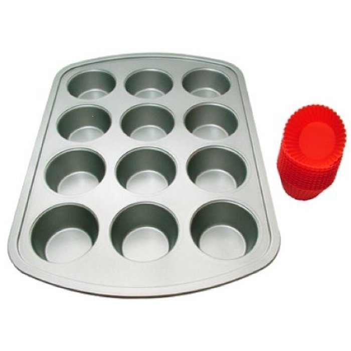 Cucina Vita 12-Cup Muffin Tray With Cups