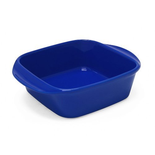Chantal 93A-SQ20T BI Classic Square Baking Dish, 8 by 8 by 2.75-Inch, Indigo Blue by Chantal
