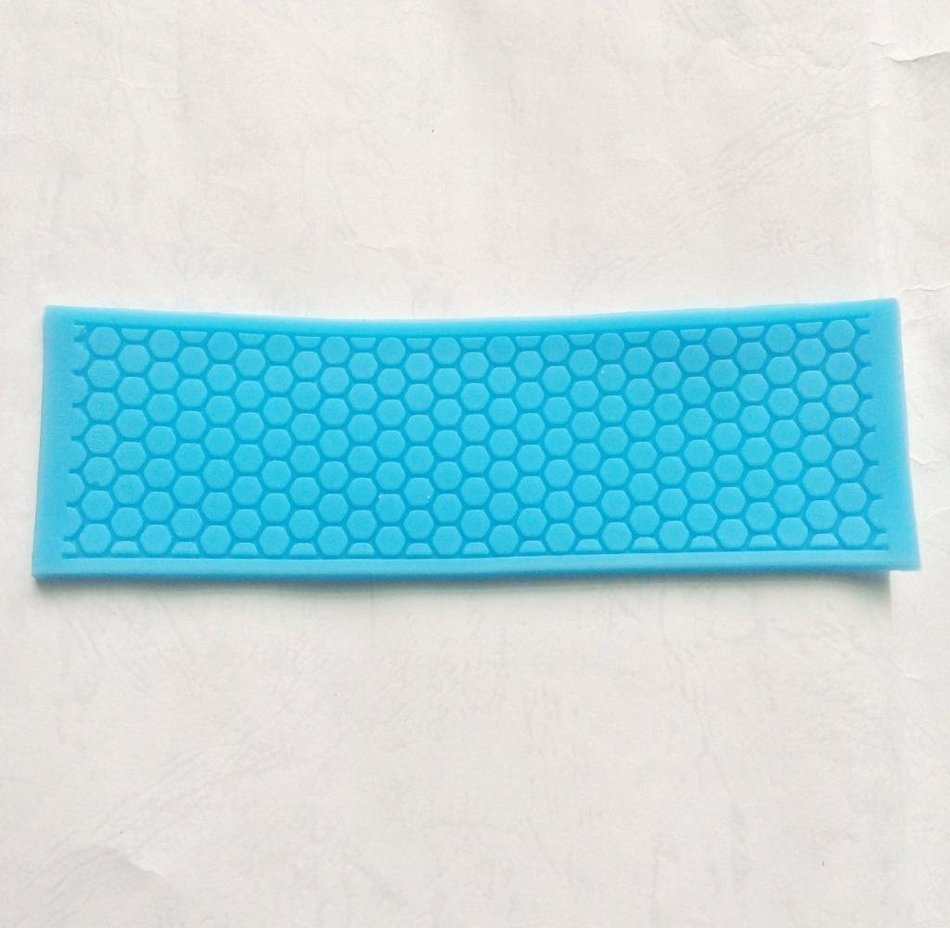 Allforhome Sugarcraft Cake Decoration tool sexangle dots netting lace Border Icing Silicone Mold Mould fondant...