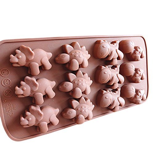 Dinosaur Silicone Cake Mold Pan 8.2"x4.1"x0.7" Color At Random N2