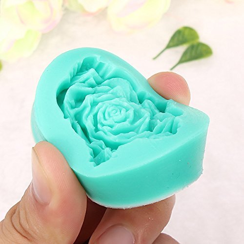 3D Rose Fondant Cake Bread Decorating Sugarcraft Silicone Pop Soap Mold Mould DIY Tools by EZY Mart N5