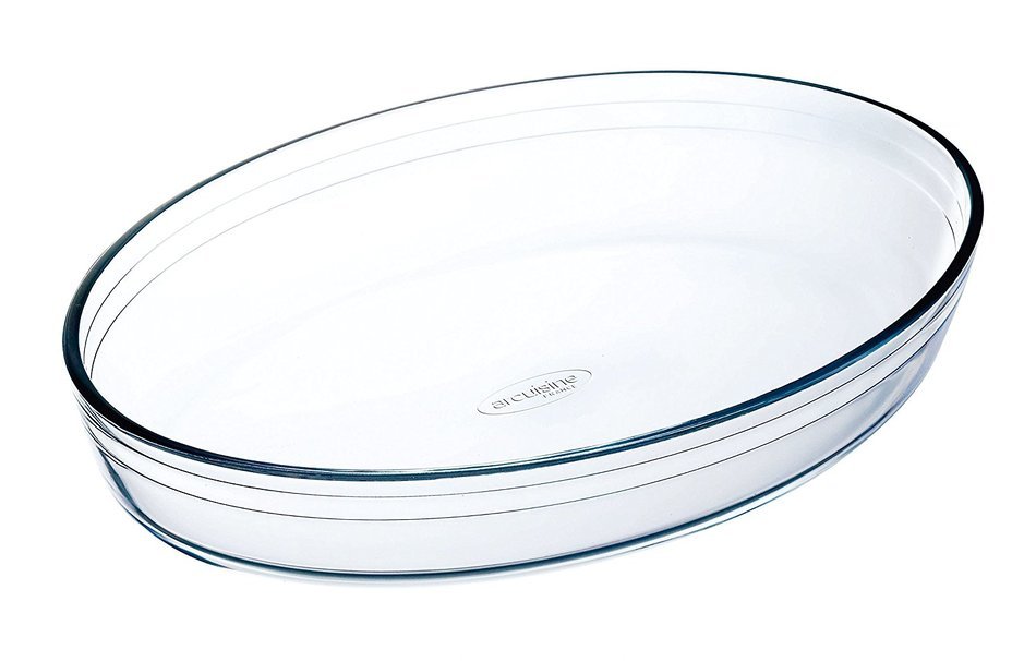 Arcuisine Glass Rectangular 15.35 x 9.5 Inch Roaster Pan N4
