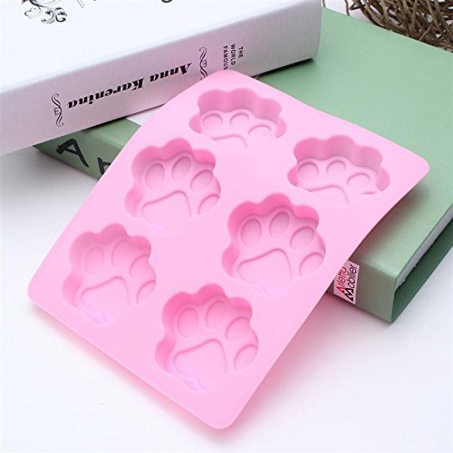 Best Promotion!!! Cat Paw Print Bakeware Silicone Mould Chocolate Cookie Candy Soap Resin Wax Mold Cake Decorating... N2