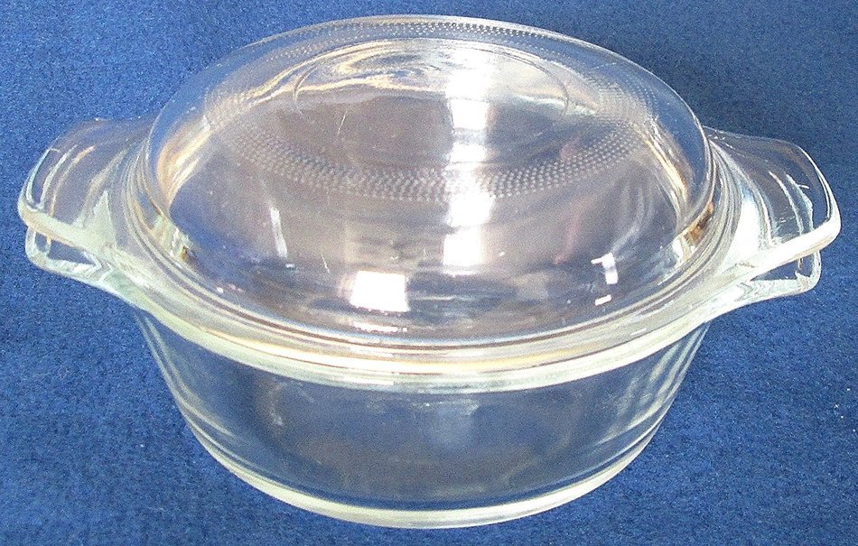 Anchor Hocking 1-1/2 Cup Individual Clear Glass Casserole with Lid