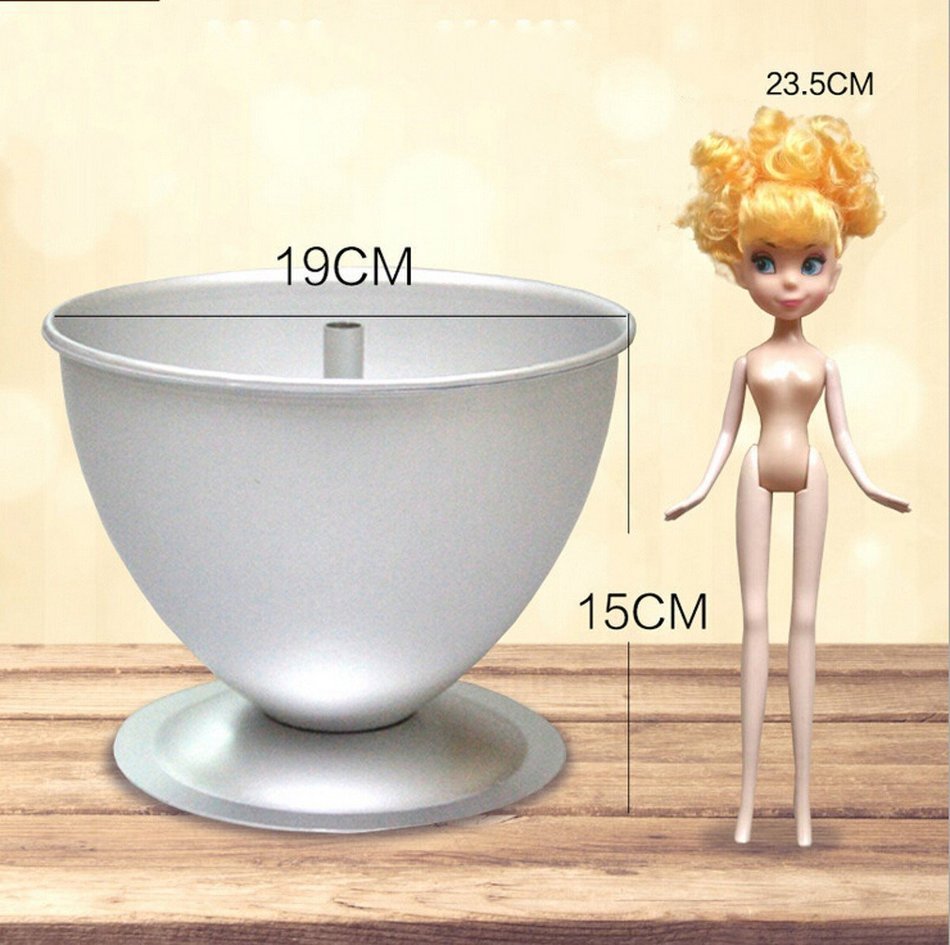 WellieSTR Doll Classic Wonder Mold Cake Pan Set Doll Barbie (Including Doll)