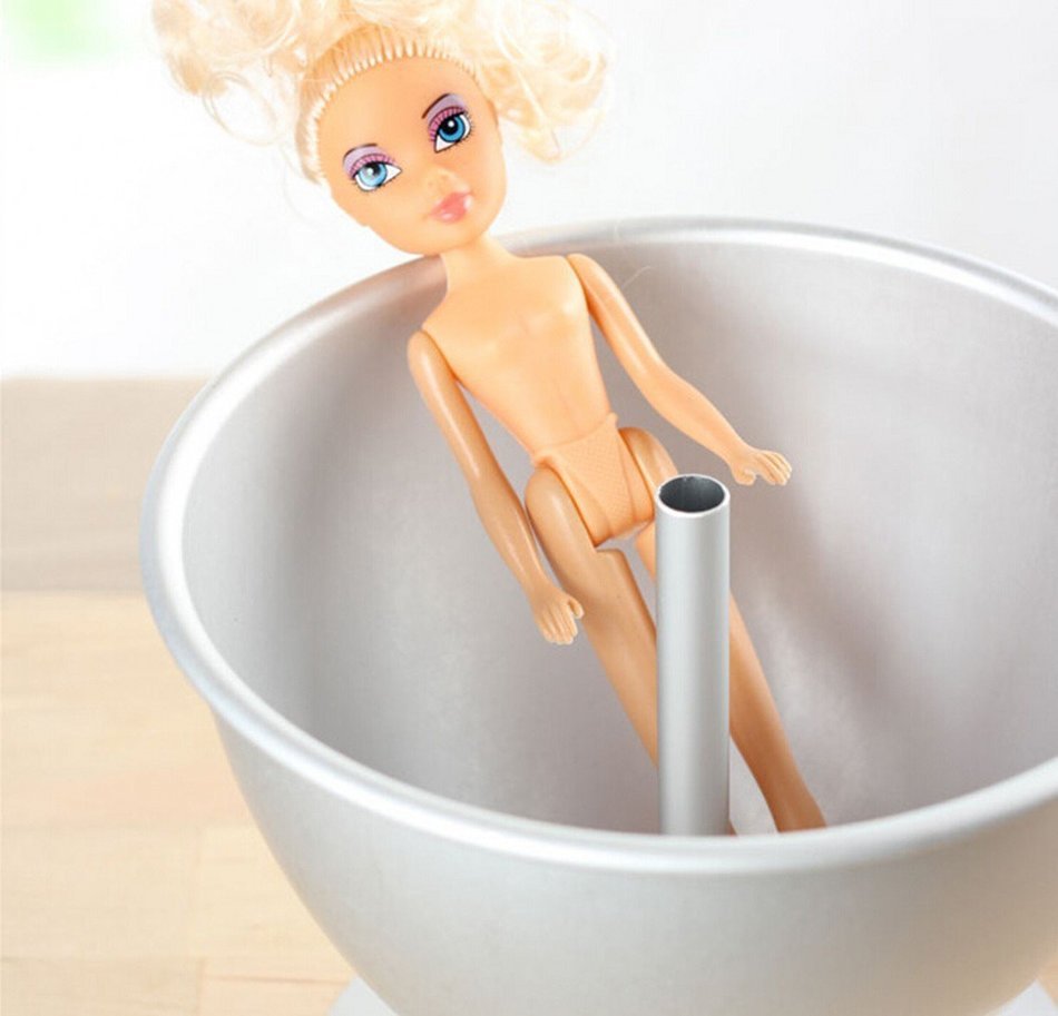 WellieSTR Doll Classic Wonder Mold Cake Pan Set Doll Barbie (Including Doll) N7