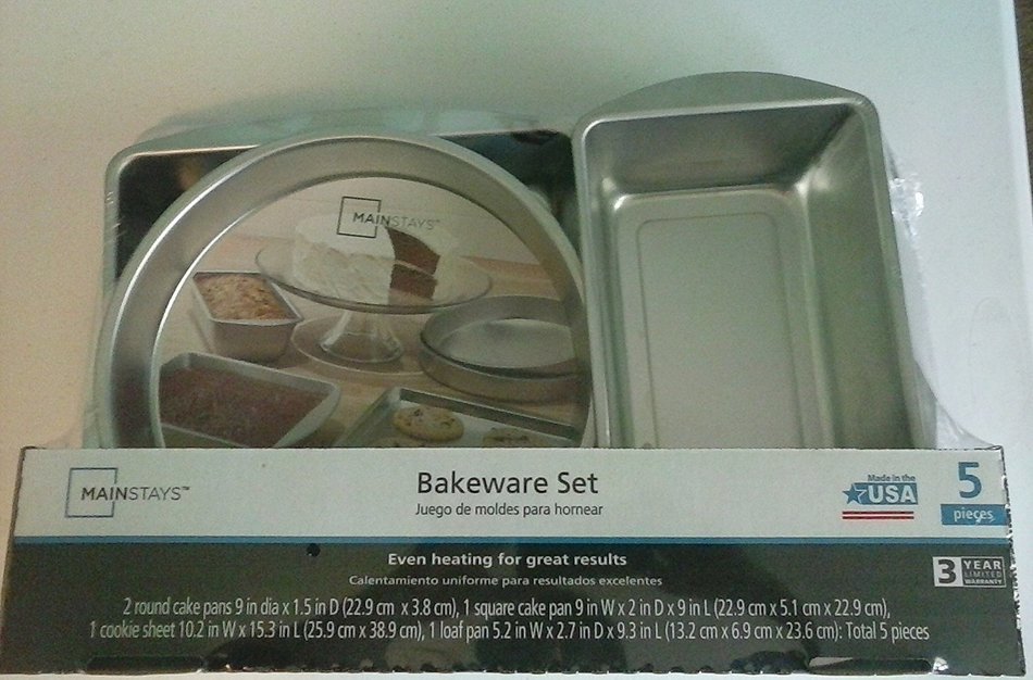Mainstays 5-piece Bakeware Set