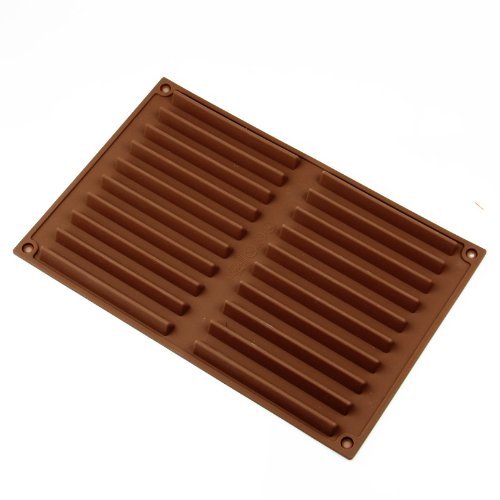 Wholeport 20-bar Triangle Loaf Cake Mold Silicone Mold Flexible Mold