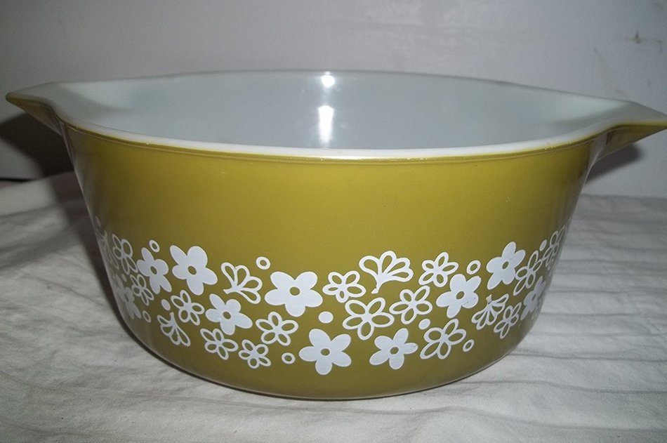 Pyrex 475-B Spring Blossom AKA Crazy Dasiey 2.5 Quart